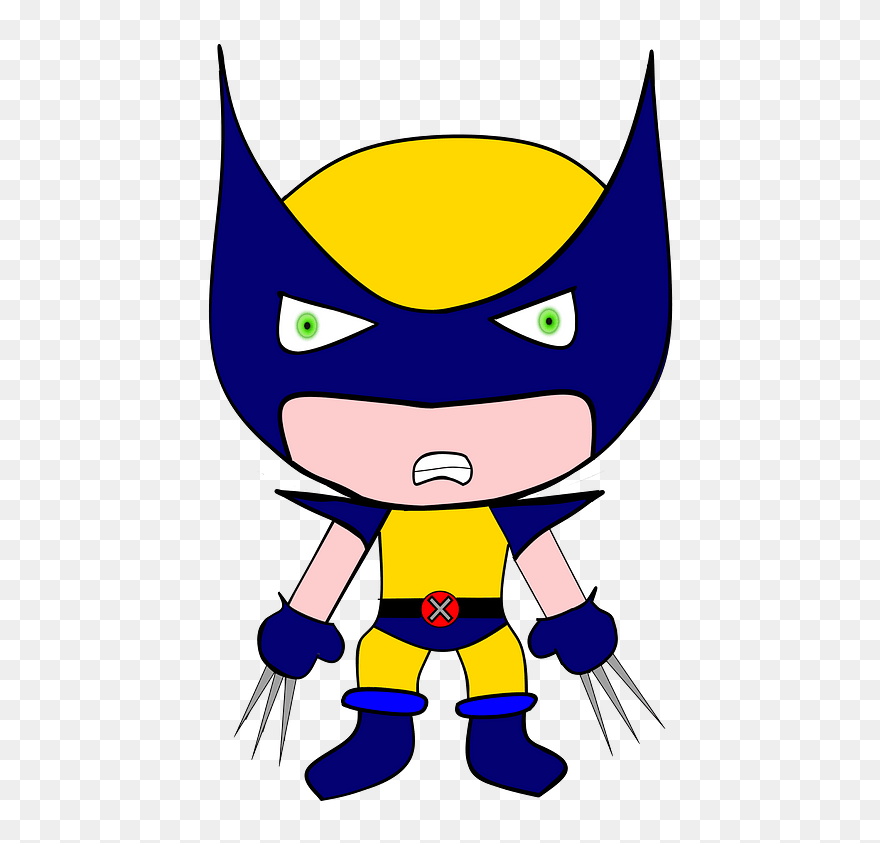 Wolverine Kid Clipart - Superhero - Png Download