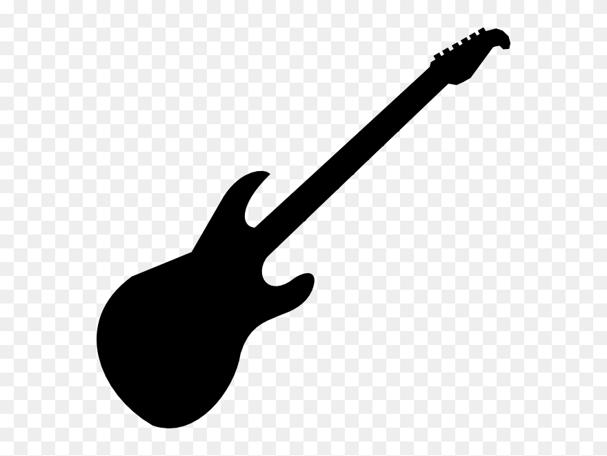 Download Guitar Clipart Black And White - Transparent Background Bass Guitar Clipart - Png Download