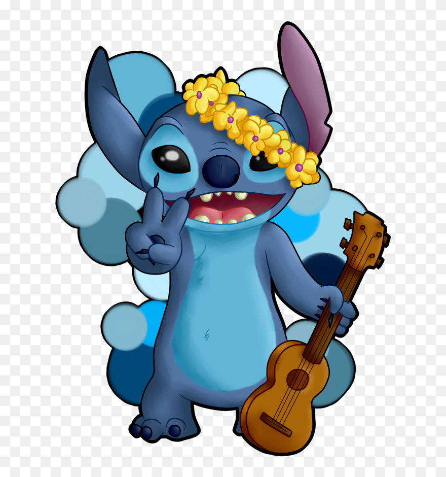 Download Download Ukulele Vector Svg - Stitch Flower Crown Clipart ...