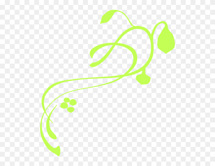 Green Vine Clip Art At Clker - Vines Clip Art - Png Download
