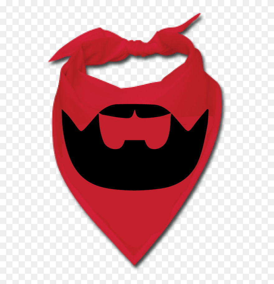Buy A Red Beardilizer Bandana - Albanian Bandana Clipart