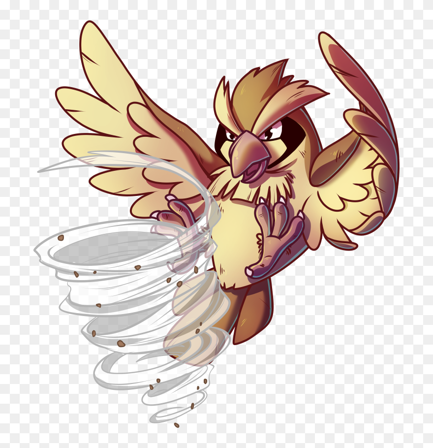 Pidgey Used Gust Game Art Hq Pokemon Tribute By Magnastorm - Pidgey Used Gust Clipart