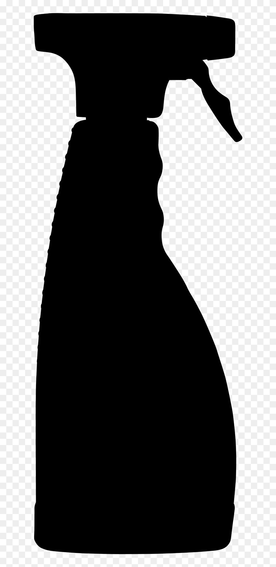 Shoulder Dress Silhouette Clip Art Black M - Silhouette - Png Download