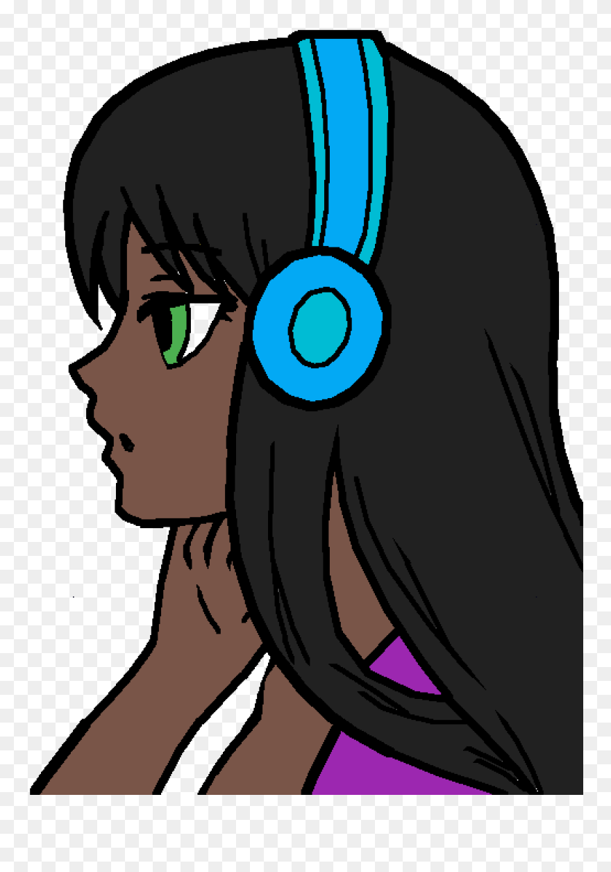 Kawaii Anime Girl Easy To Draw Clipart