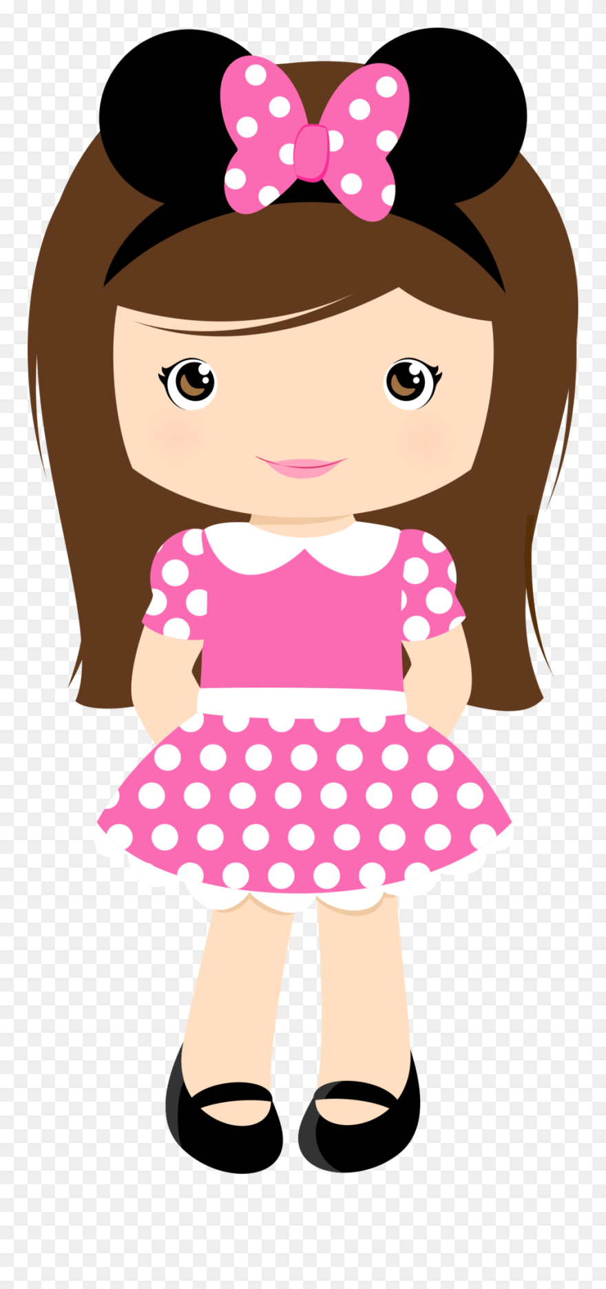 Girl Mickey Mouse Drawing Clipart