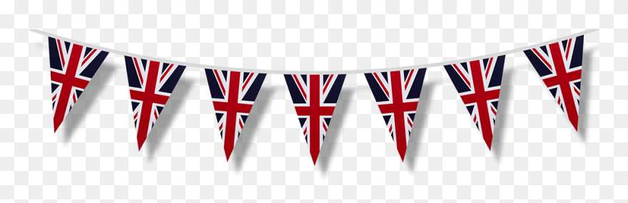 Picnic Bunting - British Flag Bunting Clipart