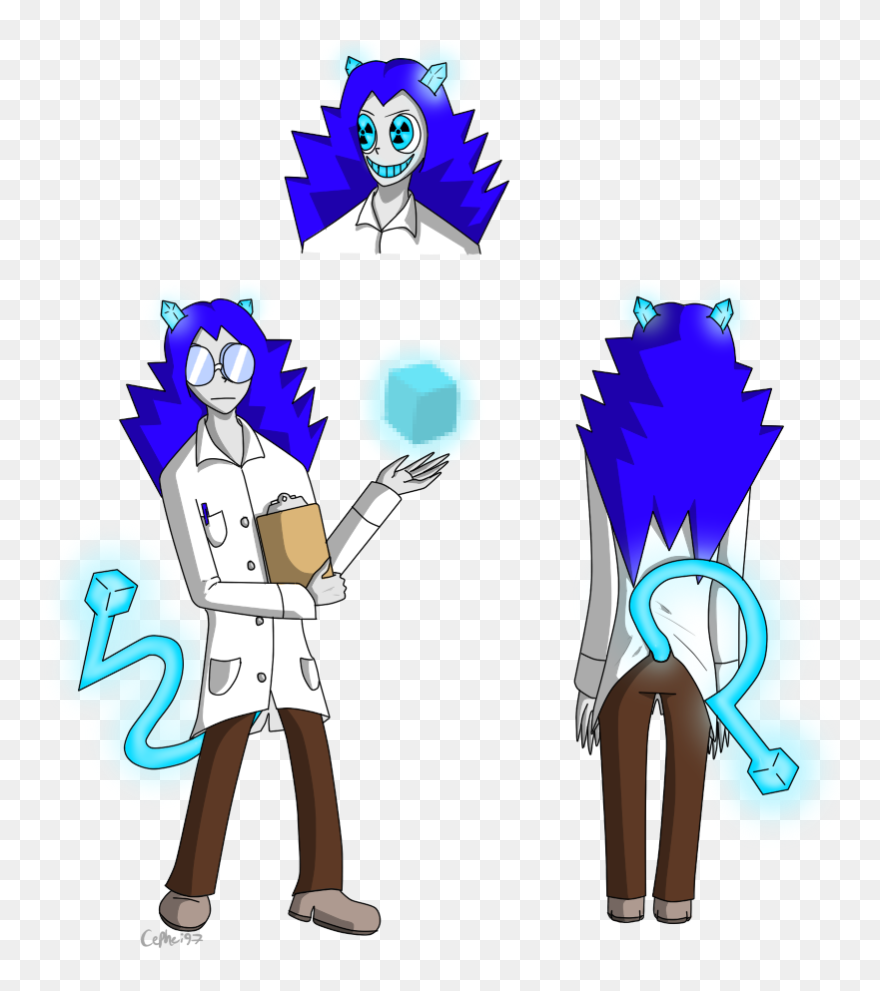 Nataliya The Radioactive Scientist Of Pixelation By - Scientist Clipart