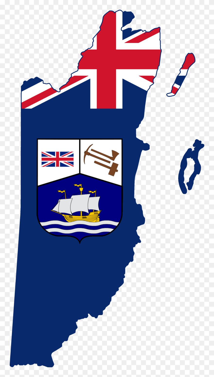 Flag Map Of British Hond - British Honduras Flag 1919 Clipart