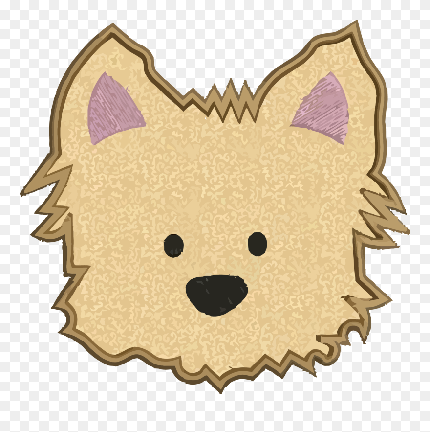 Clipart Yorkie Face - Png Download