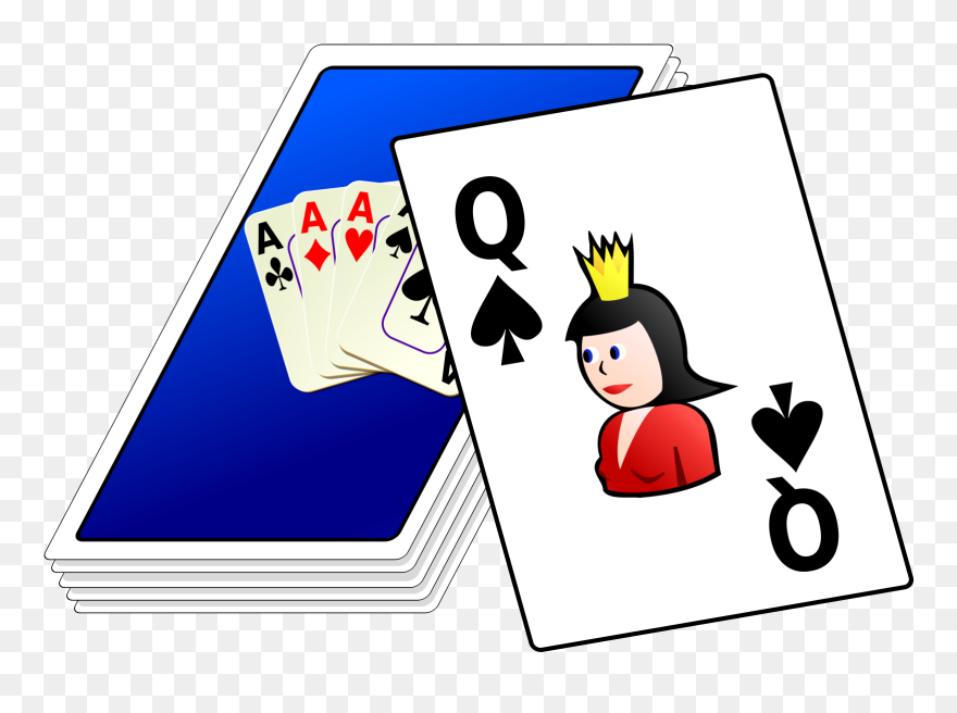 Happy Birthday Poker Queen Clipart