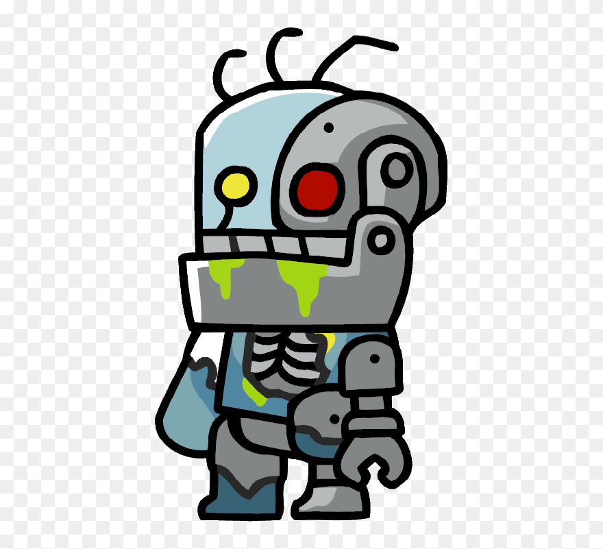 Cyborg Clipart Scribblenauts - Png Download