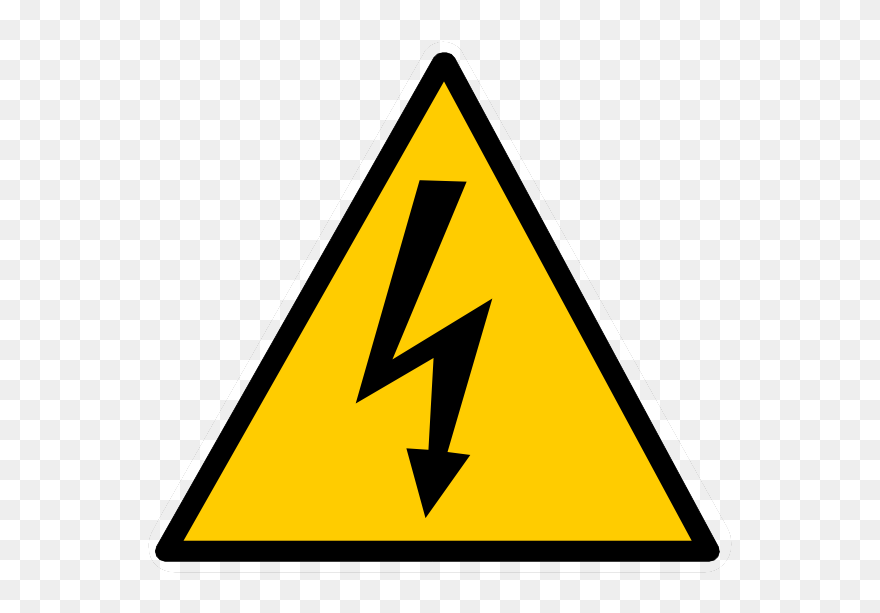 Electricity High Injury Electrical Voltage Download - Electrical Hazard Symbol Png Clipart