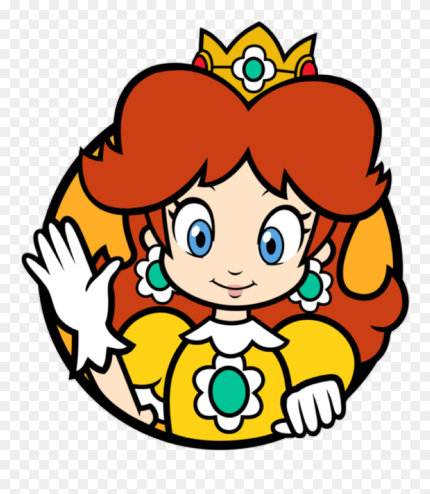 Super Mario Daisy Icon Clipart