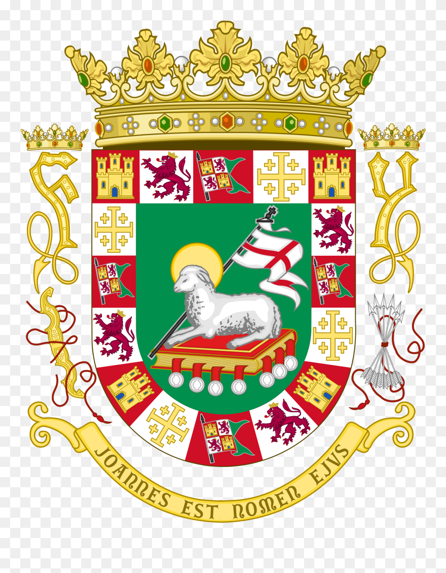 Puerto Rico Clipart Eagle - Puerto Rico Coat Of Arms - Png Download
