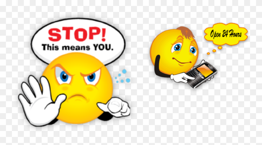 Stop This Means You Smiley Clipart