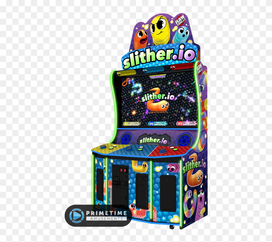 Io Videmption Arcade Game By Raw Thrills - Slither Io Arcade Game Clipart
