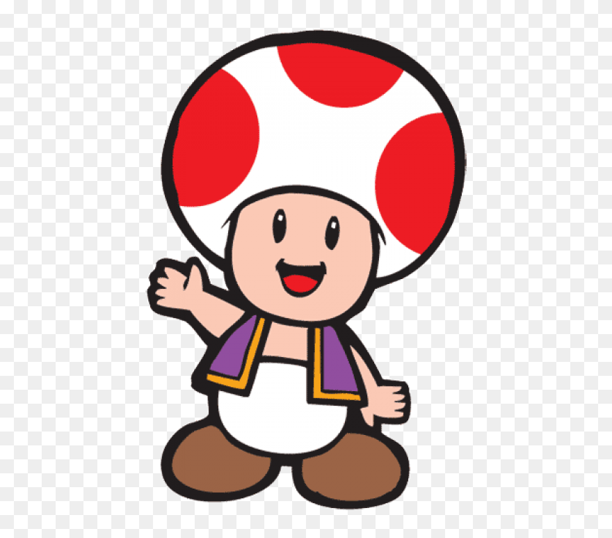 Games Clipart Arcade - Toad From Mario - Png Download