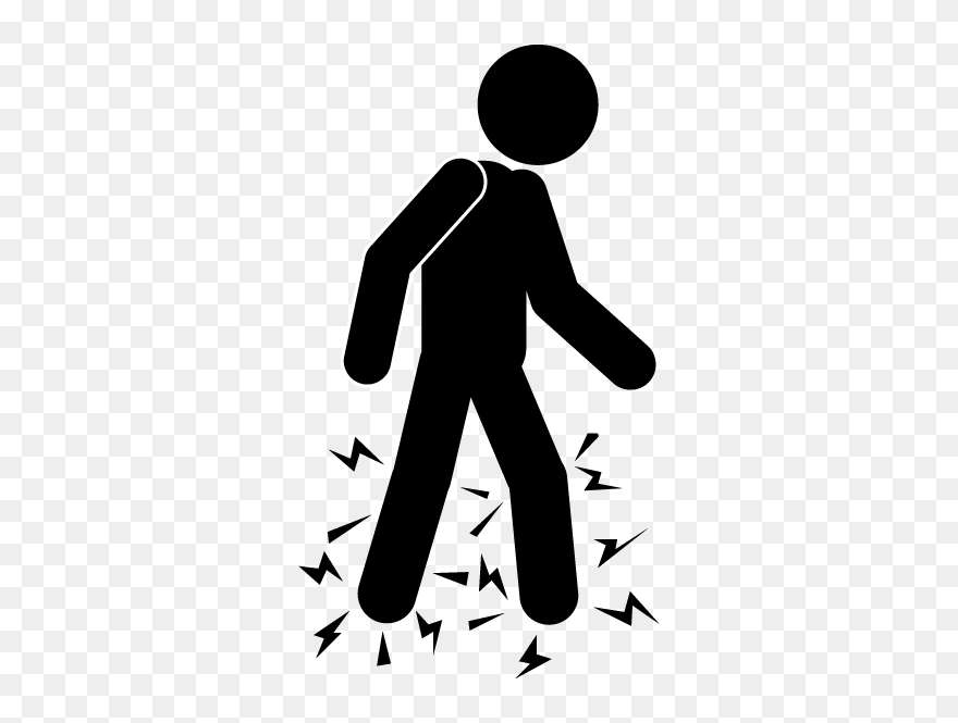 Pain When Walking - Peripheral Artery Disease Walking Pain Clipart