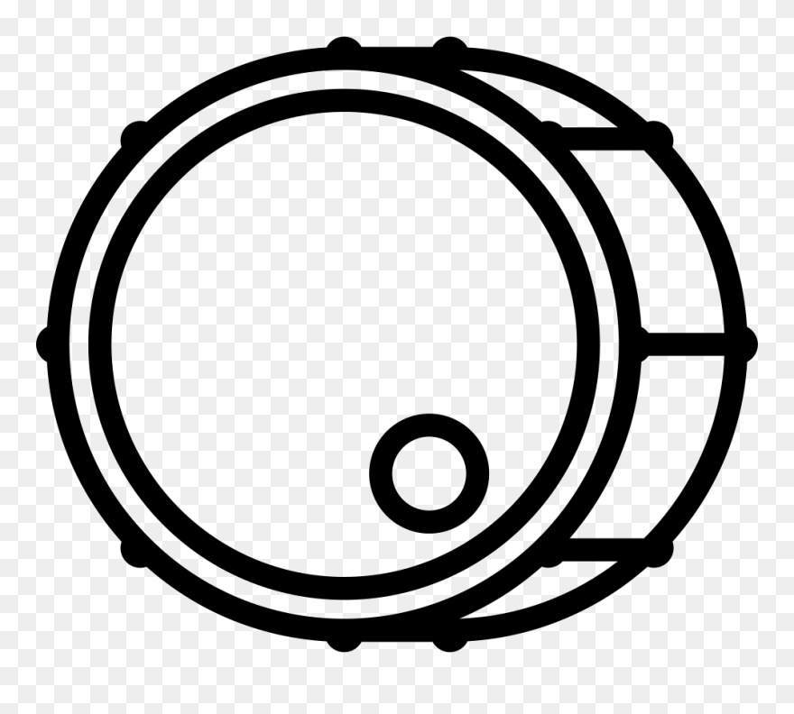 Bass Png Icon Free - Bass Drum Svg Clipart