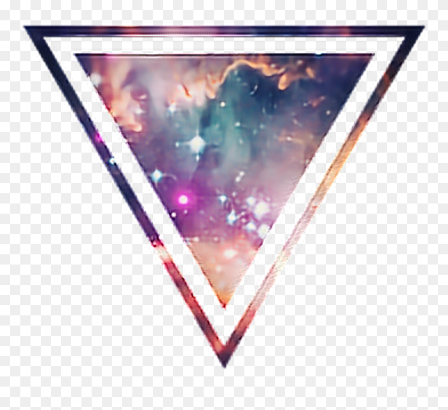 Hipster Galaxy Png - Triangulo Png Clipart