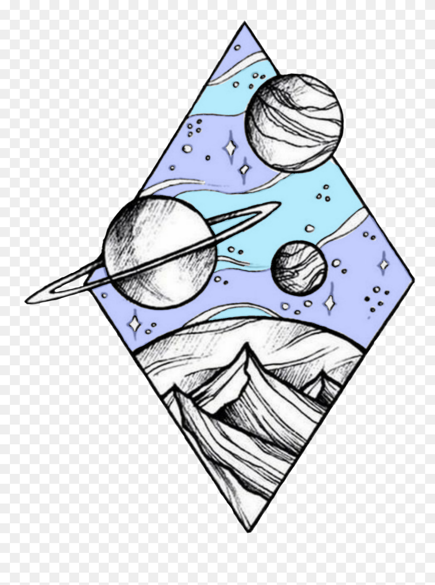 #galaxy #tumblr #triangle #cool Clipart