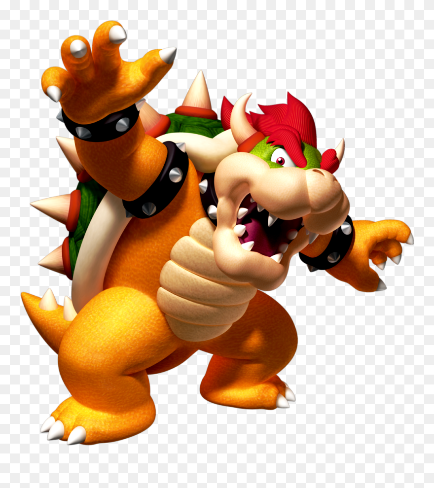 1000 X 1075 - Super Mario Bowser Png Clipart