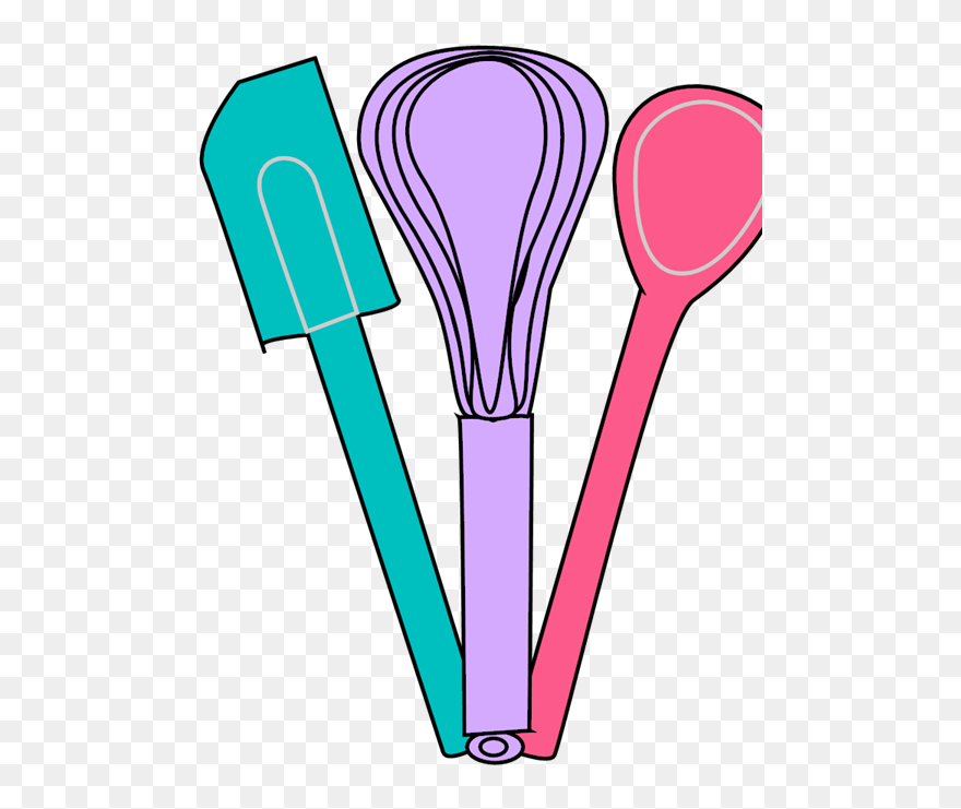 Baking Utensils Clip Art, Icon And Svg - Transparent Background Kitchen Utensils Clipart - Png Download