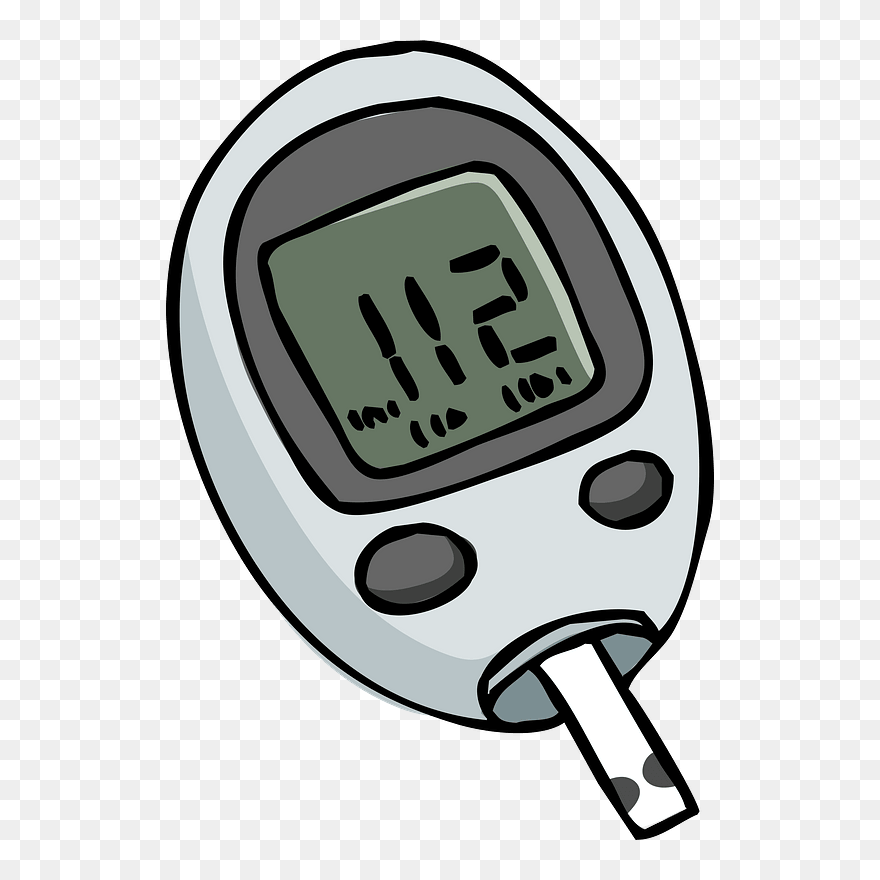Glucose Meter Clipart - Blood Sugar Monitor Transparent Background - Png Download