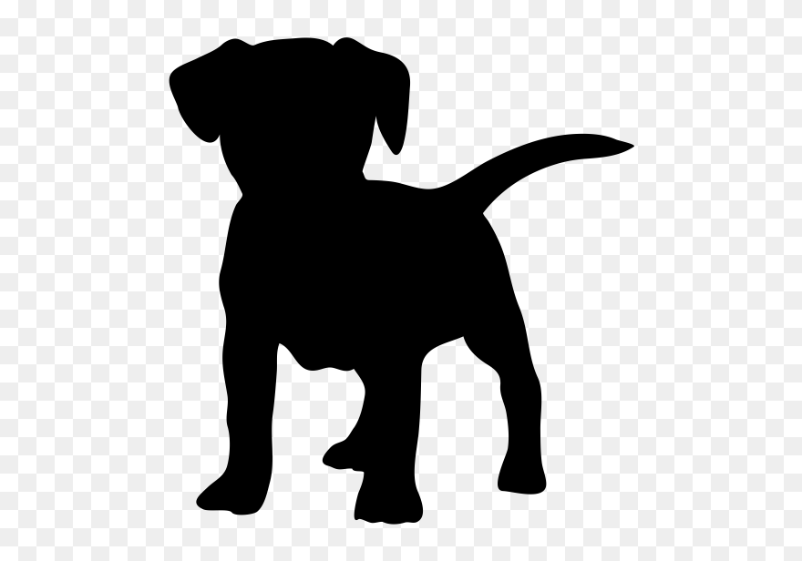 Jack Russell Terrier Puppy Cat Pet - Silhouette Puppy Jack Russell Clipart