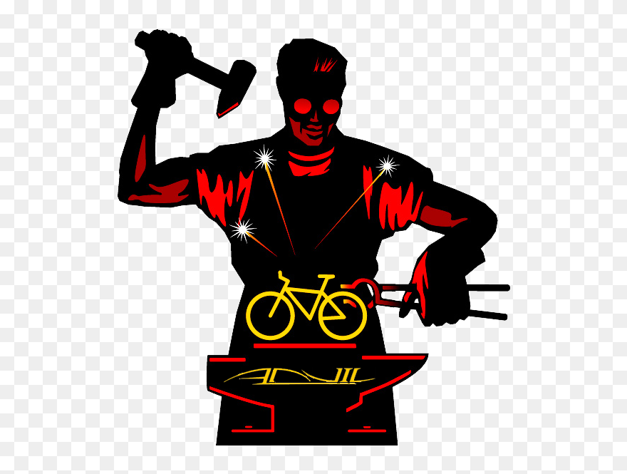 Transparent Montar En Bicicleta Clipart - Anvil - Png Download
