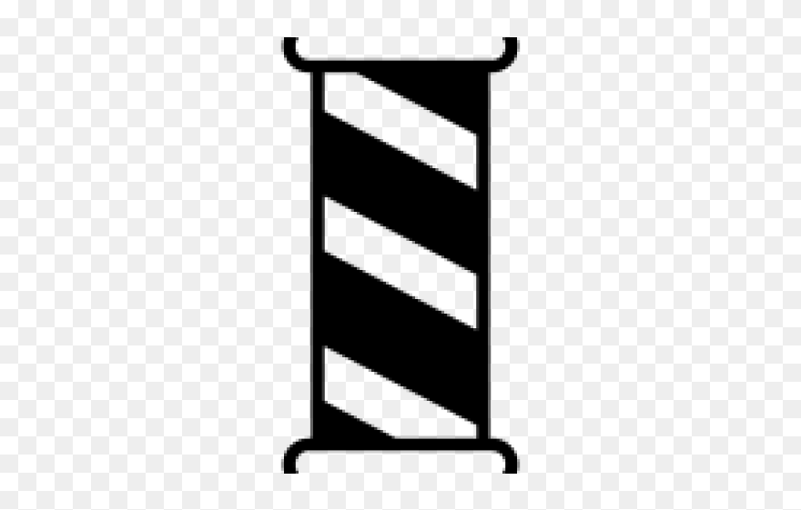 Barber Pole Pictures - Black And White Barber Pole Clipart