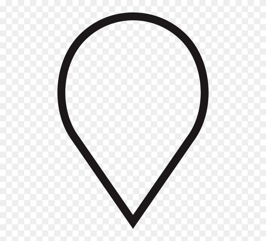 Address Icon In White Clipart