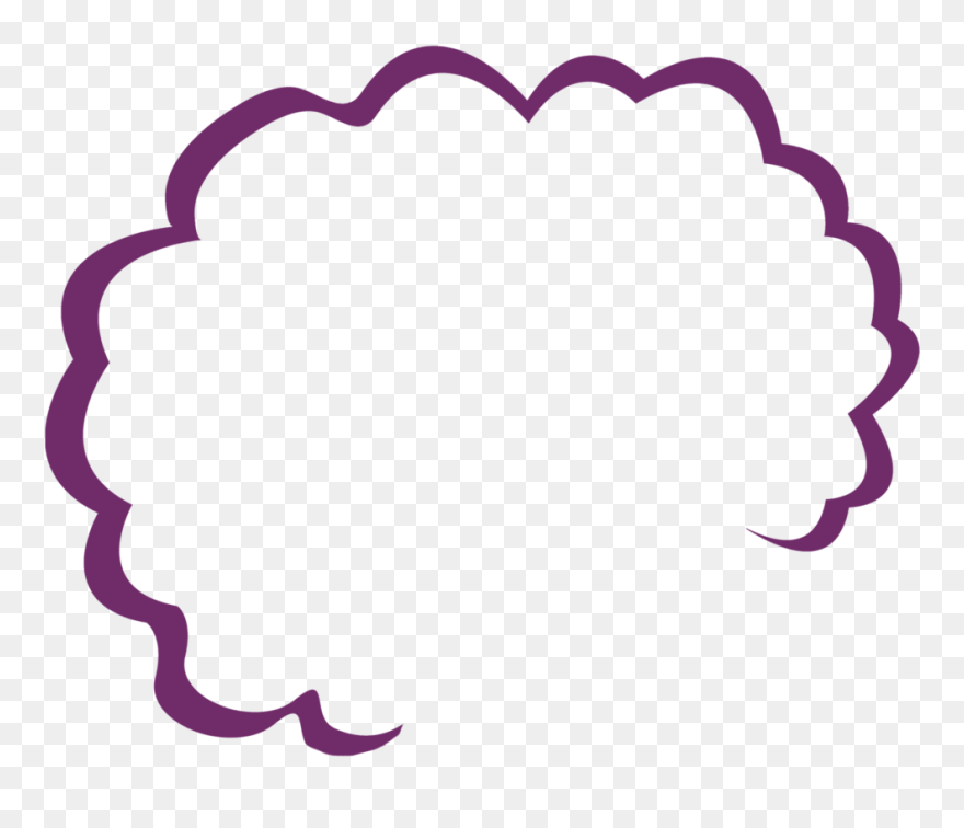 Afro Outline Purple Clipart
