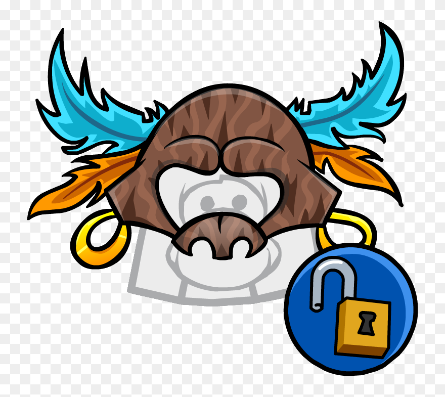Coconut Clipart Tiki - Club Penguin Optic Headset - Png Download