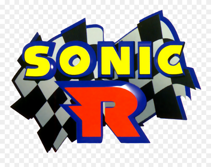 Sonic The Hedgehog And Their Respective Logos, Are - Sonic R Logo Png Clipart