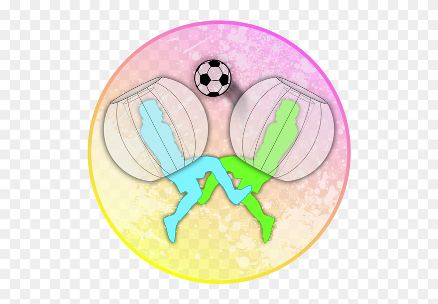 Bubble Ground Bubble Football Clip Art Cartoon - Bubble Soccer Clip Art - Png Download