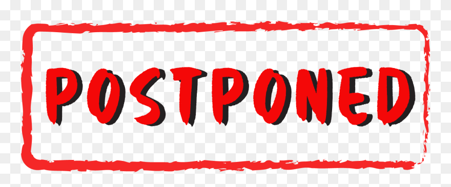 Postponed Clipart