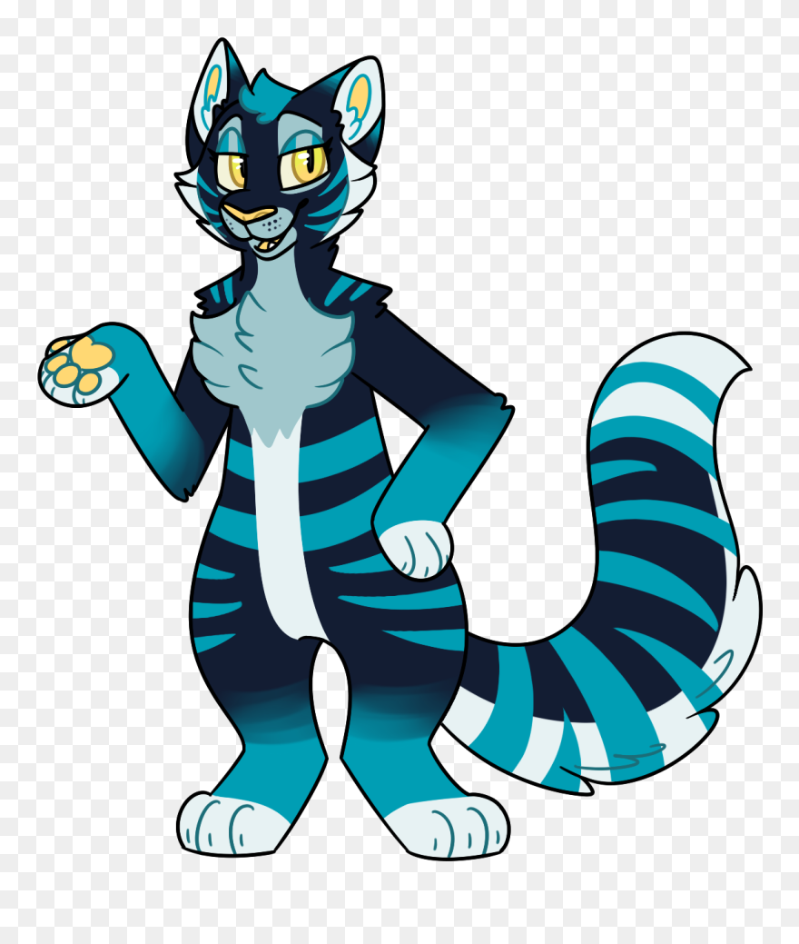 Icy Tiger~ - Cartoon Clipart