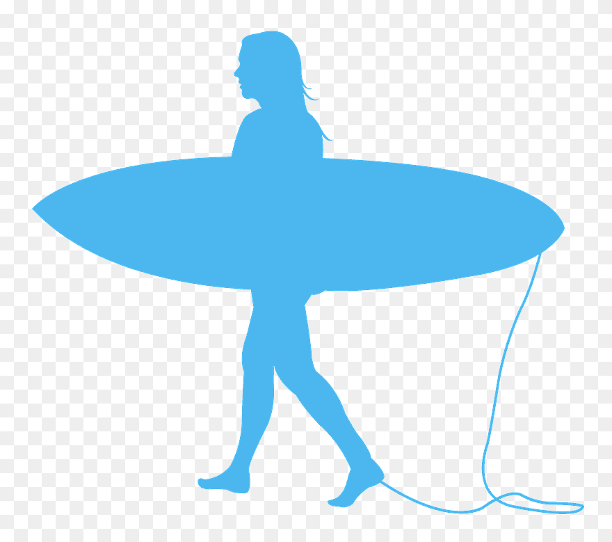 Surfing Pumpkin Stencils Clipart