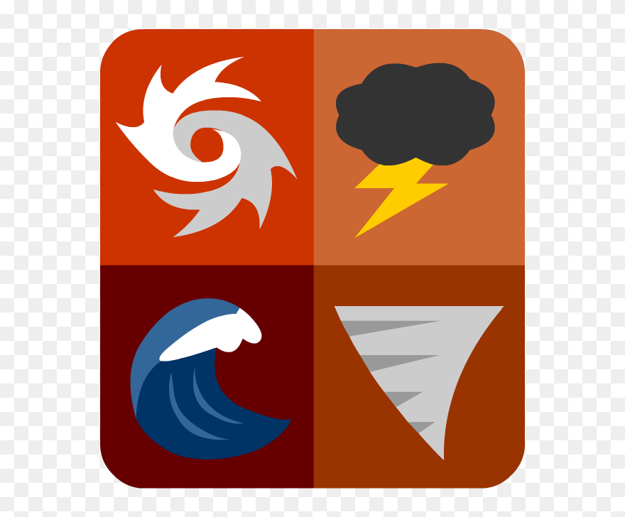 Hazards Png Transparent Images - Natural Disasters Logo Png Clipart