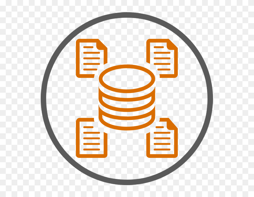 Transparent Data Warehouse Icon Clipart