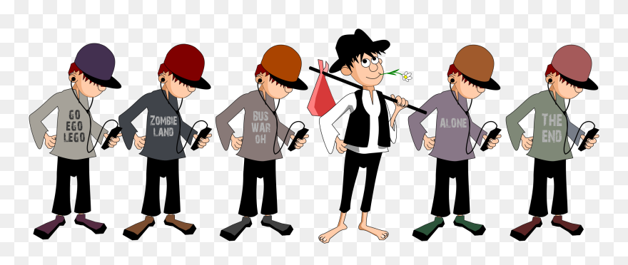 The Lad And Zombies - Poor Png Clipart