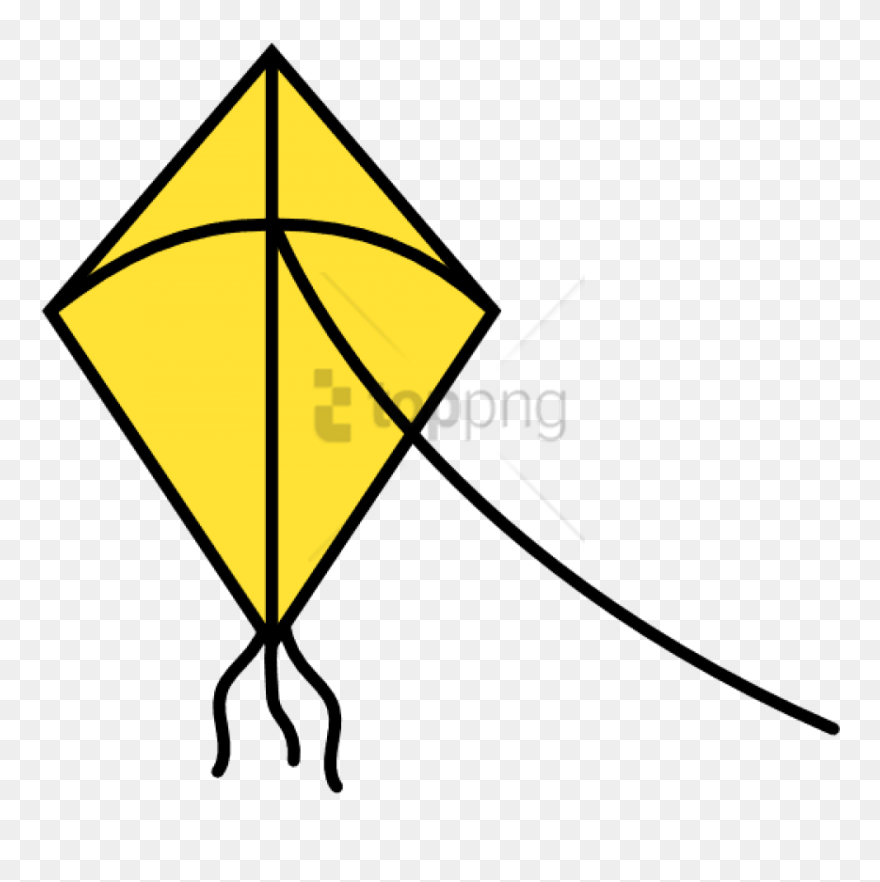 Free Png Comet Icon - Yellow Kite Clipart Png Transparent Png