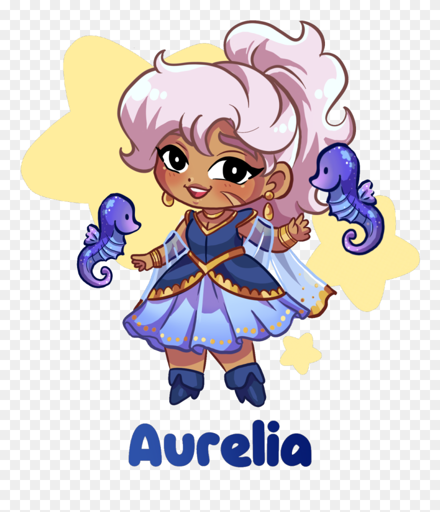 “sea Life Of The Stars Realm Aurelia
” - Cartoon Clipart