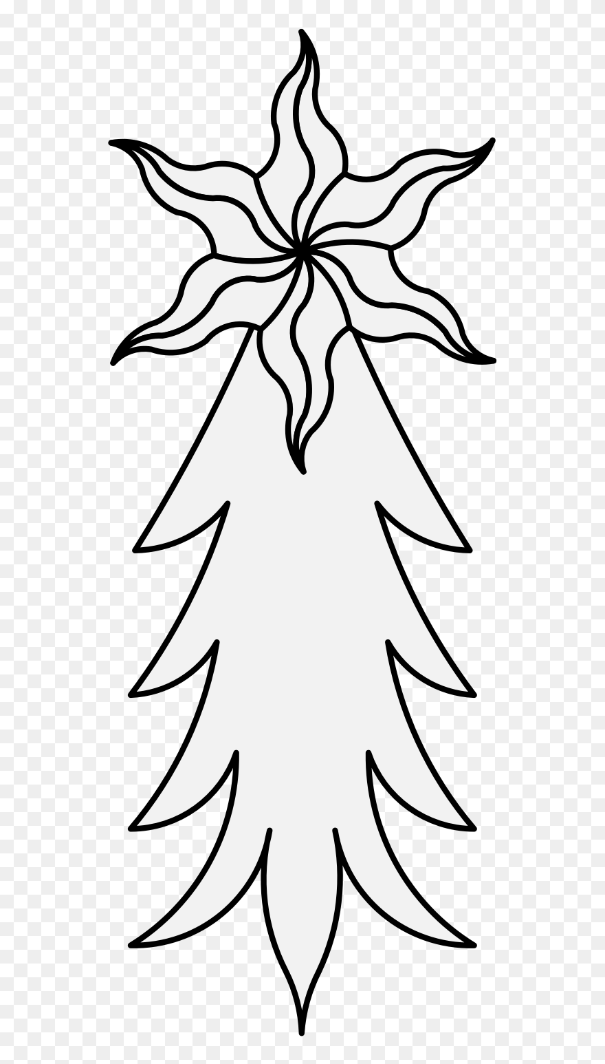 Comet Heraldry Clipart