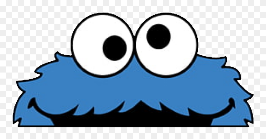 #cookiemonster #cookie #monster #blue #blueaesthetic - Png Cookie Monster Clipart