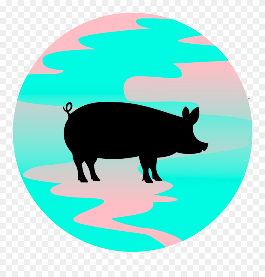Canvas Antioxidant Wellington Pig Daniel Shoe White - Domestic Pig Clipart