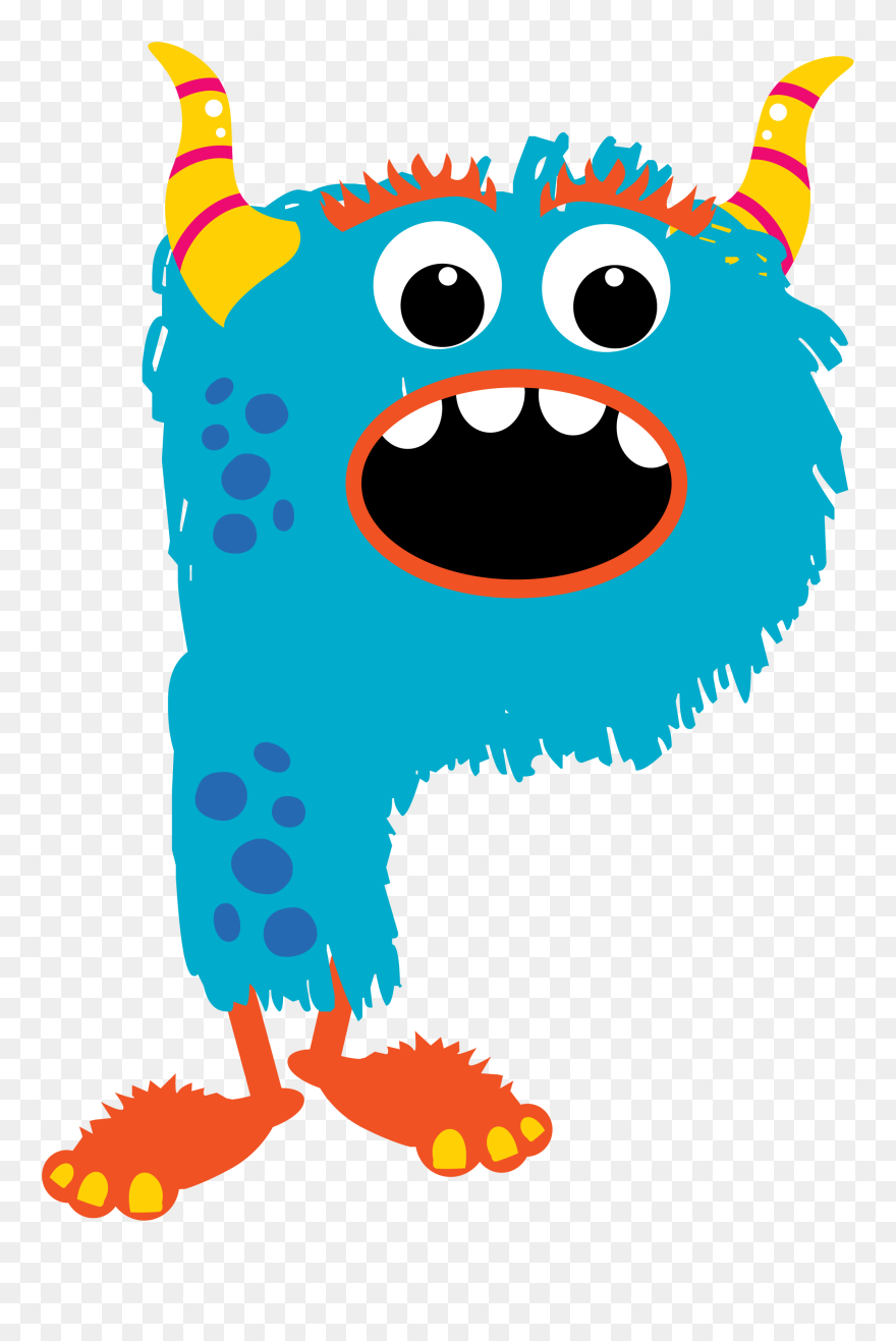 Alphabet Girl Monster Clipart