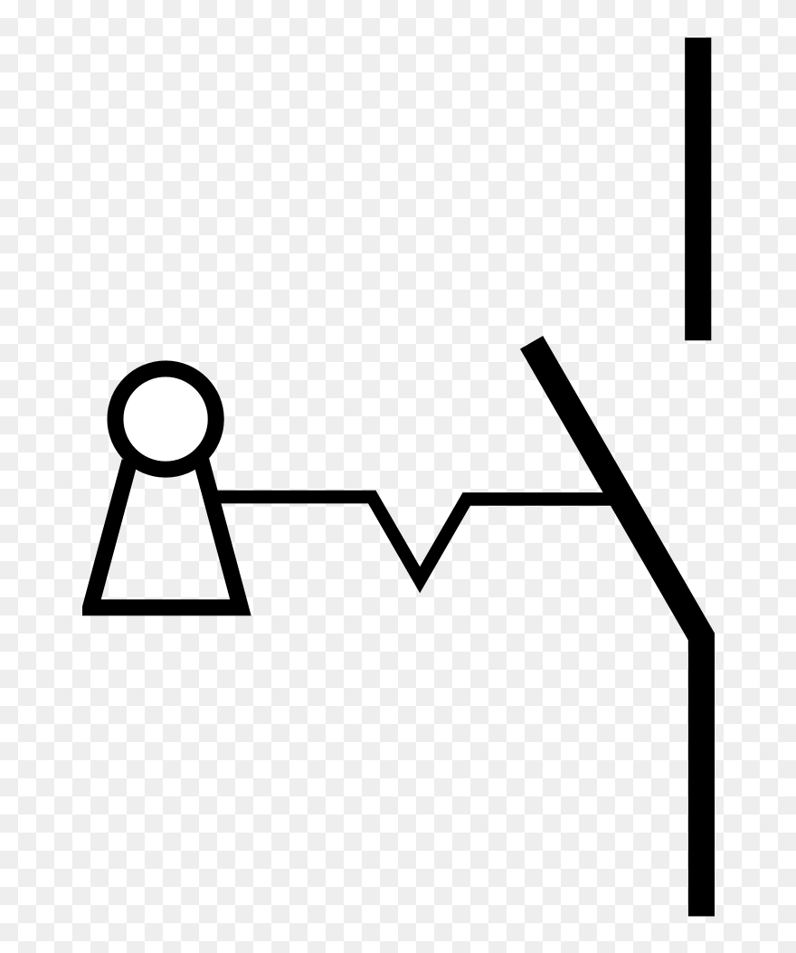 Transparent Light Switch Clipart - Symbol For Key Switch - Png Download