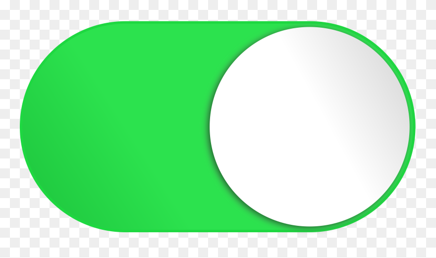 Switch On Clip Arts - Circle - Png Download